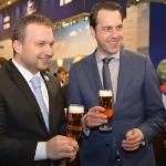 Ministr zemědělství Marian Jurečka na českém stánku na mezinárodním veletrhu IGW 2017 v Berlíně