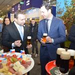 Ministr zemědělství Marian Jurečka na českém stánku na mezinárodním veletrhu IGW 2017 v Berlíně