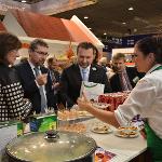 Ministr zemědělství Marian Jurečka na českém stánku na mezinárodním veletrhu IGW 2017 v Berlíně