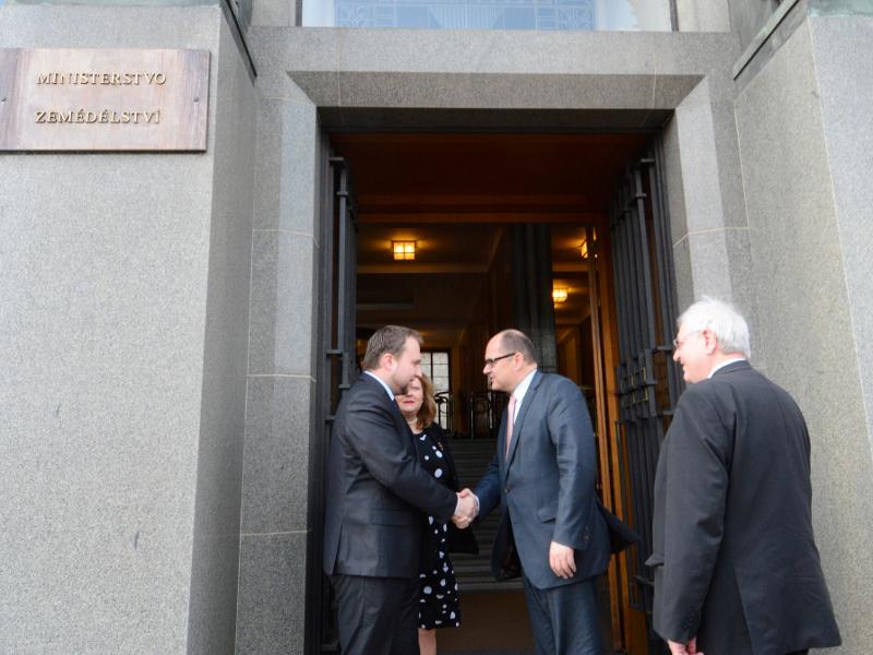 Ministr Jurečka vítá německého ministra zemědělství Christiana Schmidta