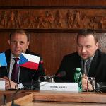 Tisková konference u příležitosti návštěvy moldavské delegace