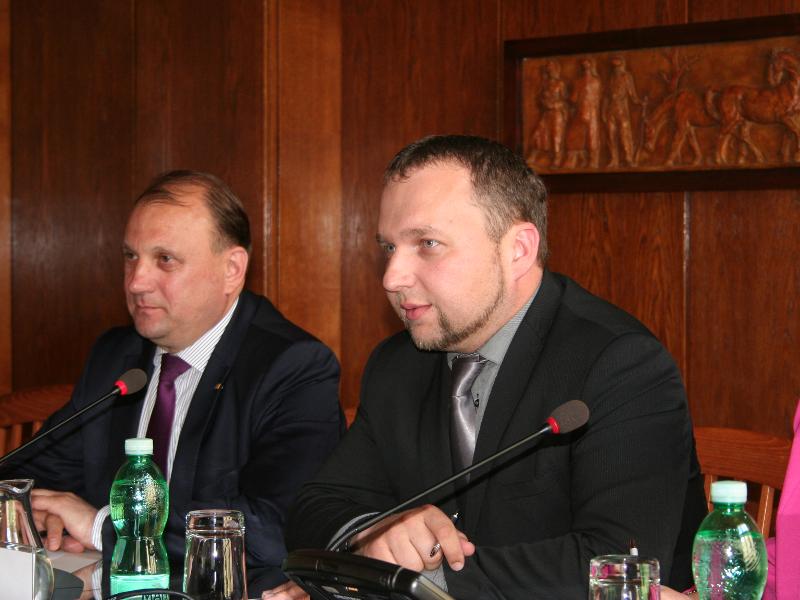 Tisková konference u příležitosti návštěvy moldavské delegace