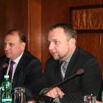 Tisková konference u příležitosti návštěvy moldavské delegace