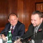 Tisková konference u příležitosti návštěvy moldavské delegace