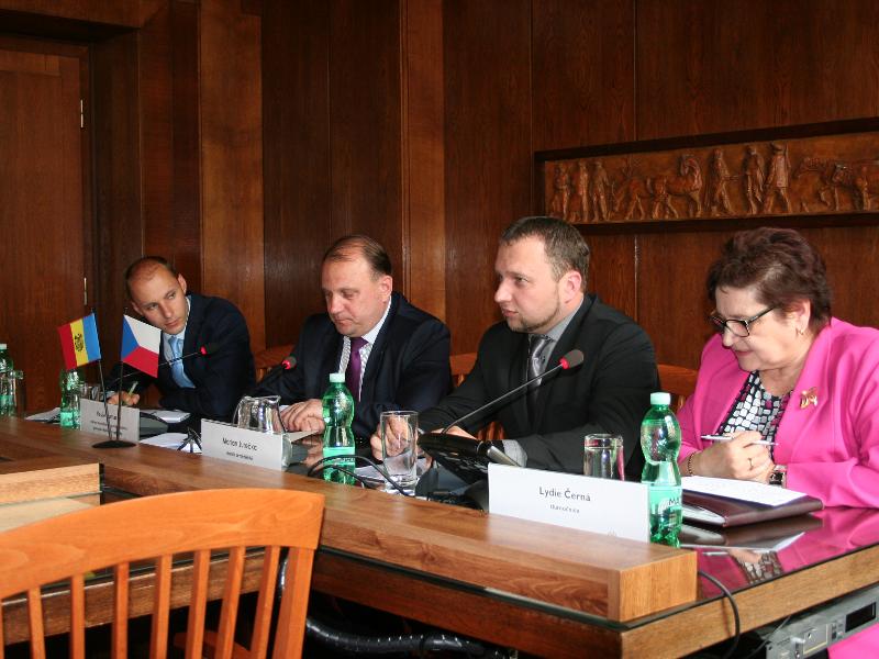 Tisková konference u příležitosti návštěvy moldavské delegace