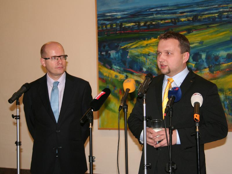 Uvedení ministra zemědělství Jurečky do úřadu