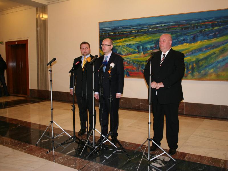 Uvedení ministra zemědělství Jurečky do úřadu