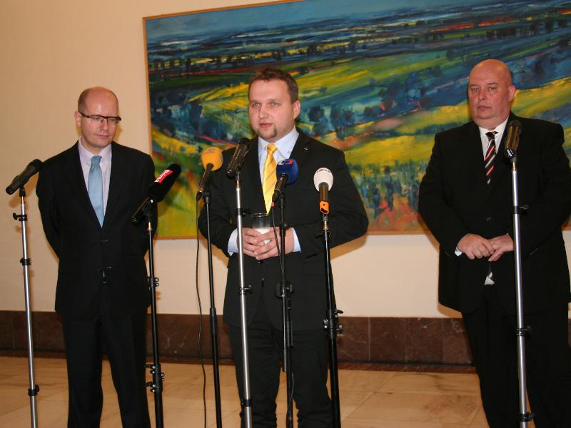 Uvedení ministra zemědělství Jurečky do úřadu