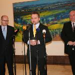 Uvedení ministra zemědělství Jurečky do úřadu