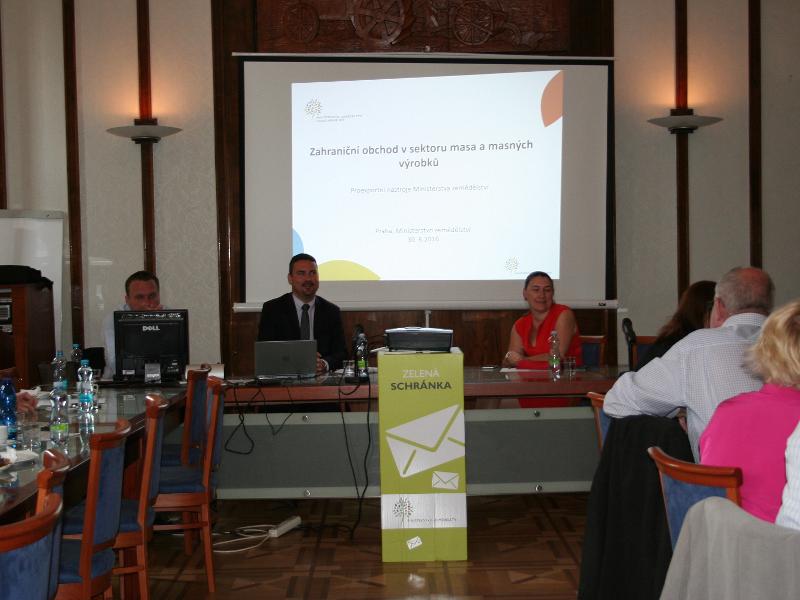 Setkání s agrárními diplomaty a podnikateli