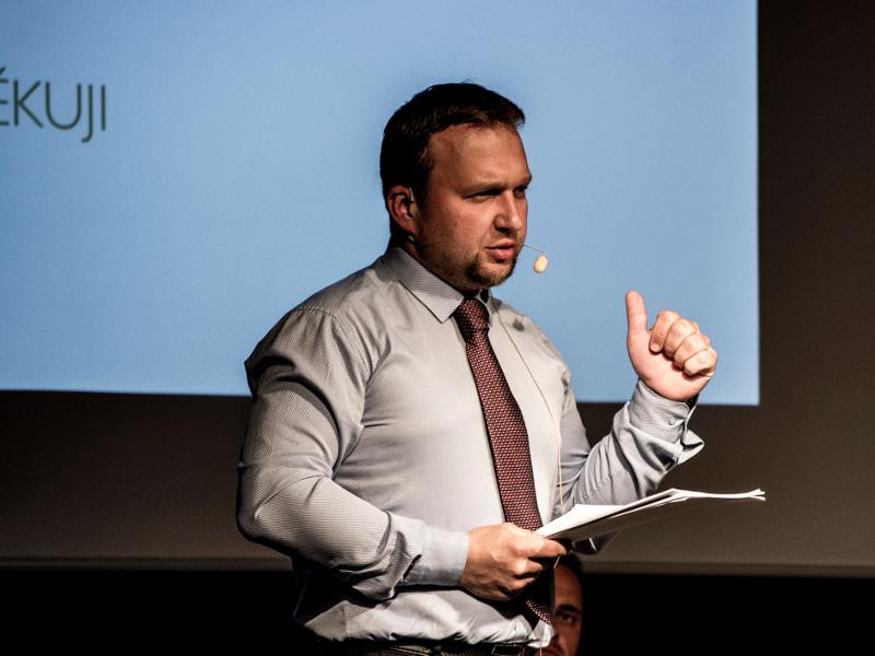Ministr zemědělství Marian Jurečka na Roadshow v Plzni