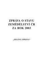 Zelená zpráva 2003