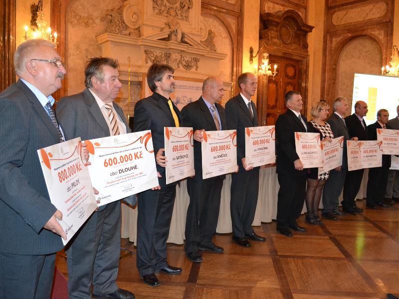 Starostové obcí oceněných Oranžovou stuhou