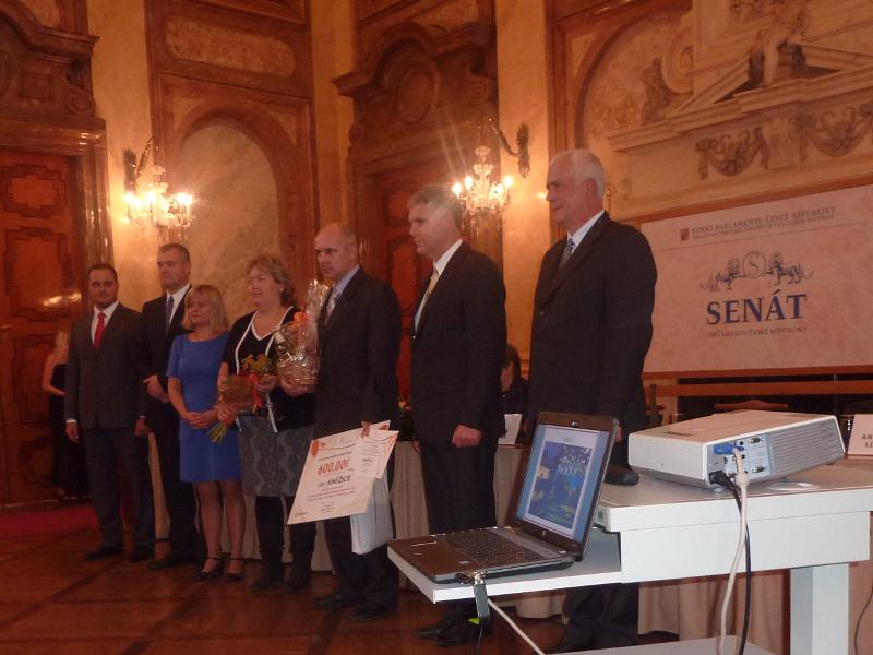 Obec Kněžice - Oranžová stuha Středočeského kraje roku 2013