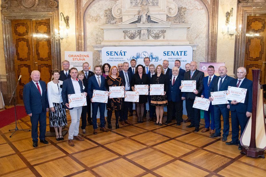 Titul Oranžová stuha České republika roku 2024 získala obec Vělopolí