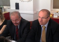 Ministr Ivan Fuksa a místopředseda Senátu Přemysl Sobotka
