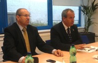 Ministr Ivan Fuksa s hejtmanem Libereckého kraje Stanislavem Eichlerem